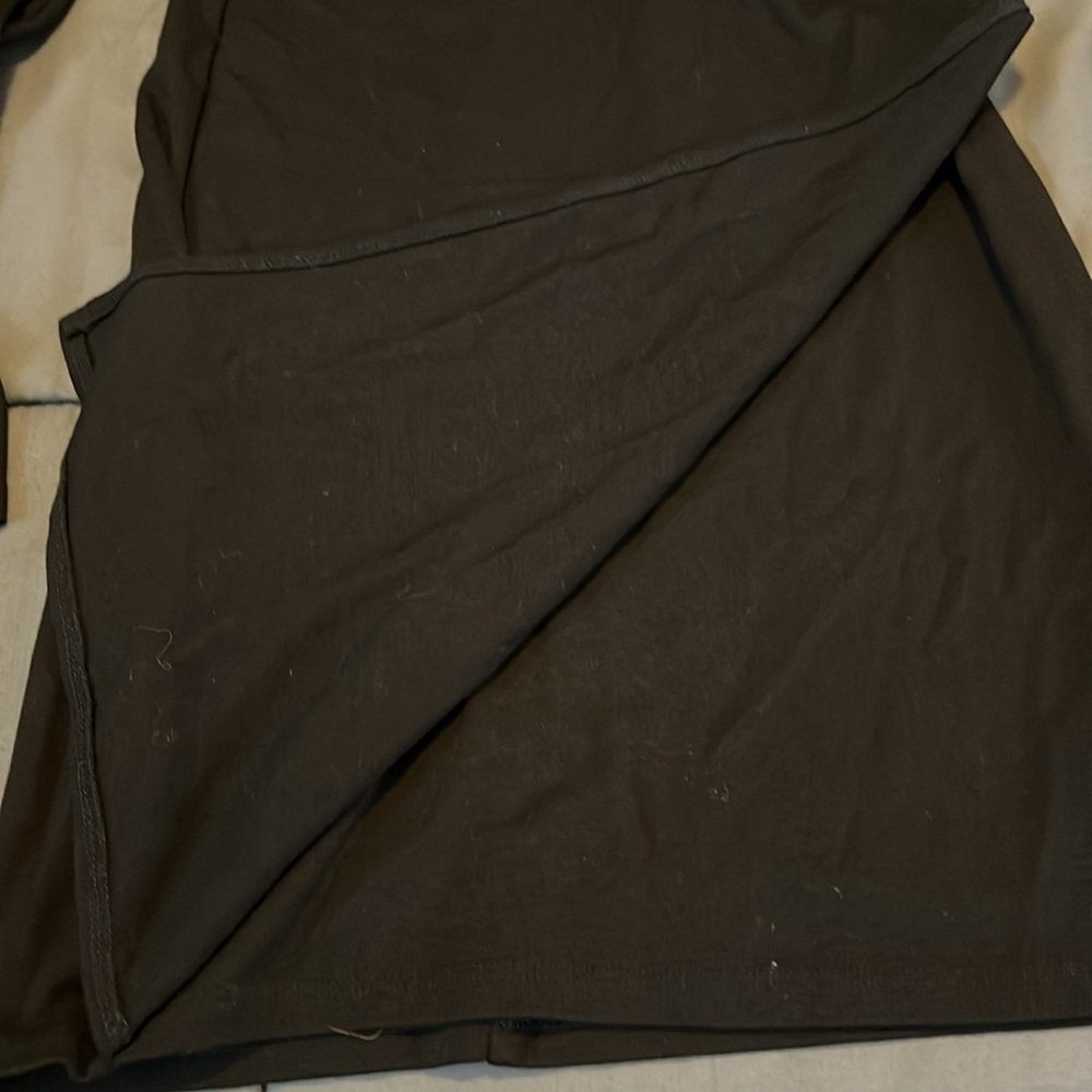 Silence + Noise Deep VNeck Faux Wrap Dress Size Small - Picture 8 of 15